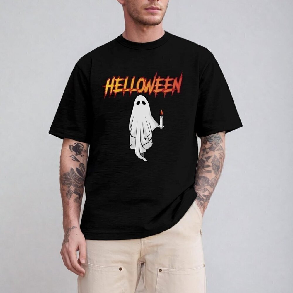 Halloween Casper Ghost 2025 Spooky Costume Graphic Fan Unisex T-Shirt .